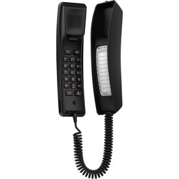 Fanvil H2U Nero | Telefono VoIP | Audio HD, RJ45 100Mbps PoE, montaggio a parete