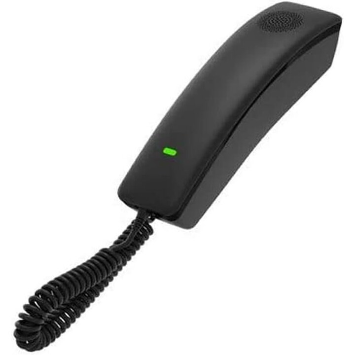 Fanvil H2U Nero | Telefono VoIP | Audio HD, RJ45 100Mbps PoE, montaggio a parete