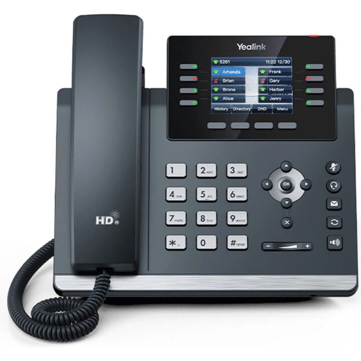 Yealink SIP-T44U IP POE T44U Negro