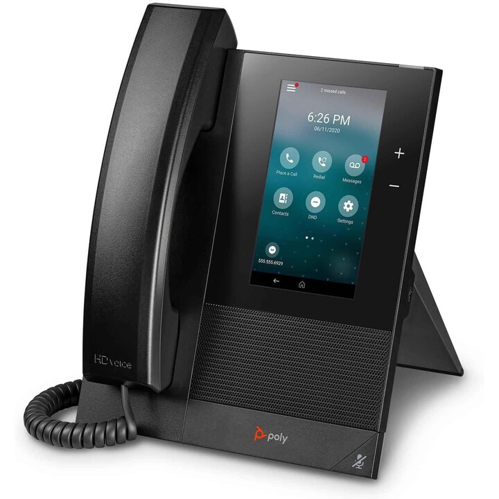 Poly CCX 400 Teléfono multimedia empresarial con Open SIP y habilitado para PoE
