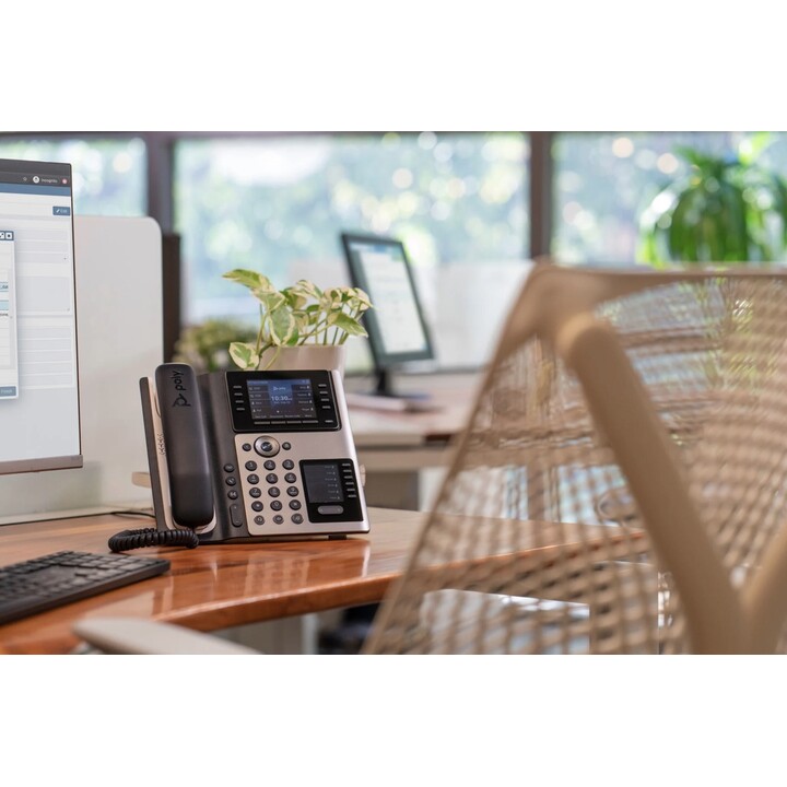 Poly Edge E450 IP Phone and PoE-enabled
