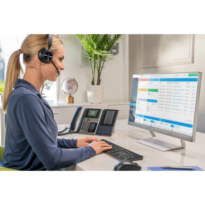 Poly Edge E450 IP Phone and PoE-enabled