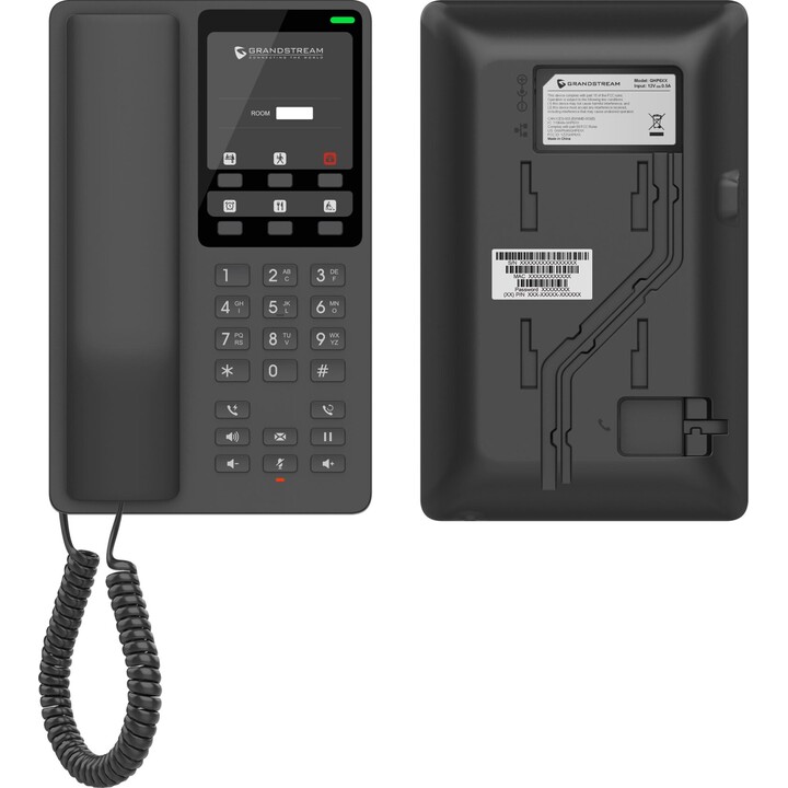Grandstream Networks GHP621W IP phone Black 2 lines LCD Wi-Fi