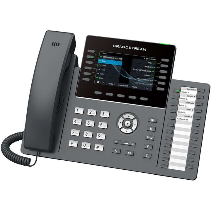 Grandstream GRP-2636 HD, Carrier-Grade HD IP Phone, 6 SIP Accounts, 12 Lines, WiFi, Bluetooth, 24 Keys