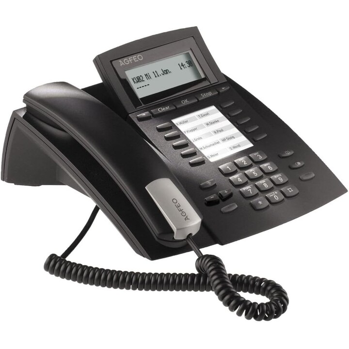 AGFEO ST 22 IP, telefono IP, nero