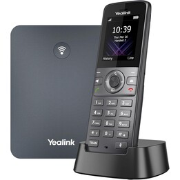 Yealink W74p, professionelles dektes schnurloses Telefon, 10 VoIP -Konten, 1,8 (4,5 cm) TFT -Display, schwarz