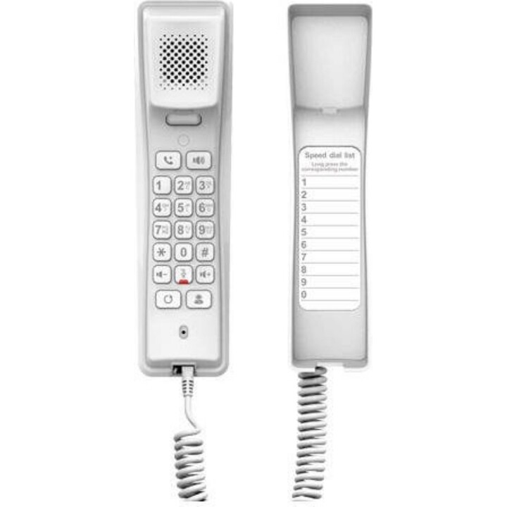 Telefono IP per hotel FANVIL H2U-W 2 linee Sip Poe