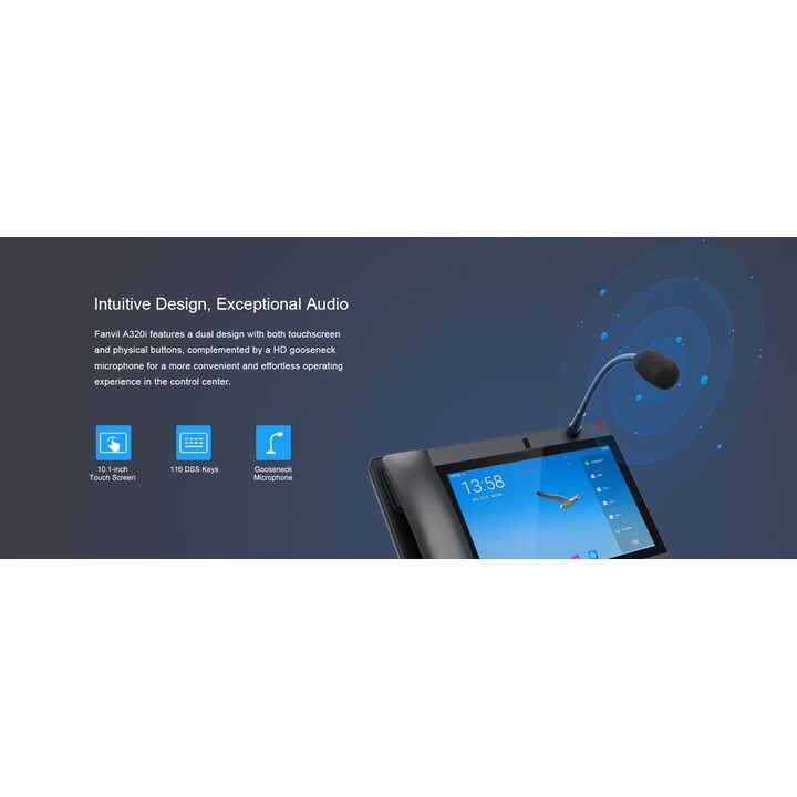 Fanvil A320i Android Touchscreen -Konsole IP -Telefon