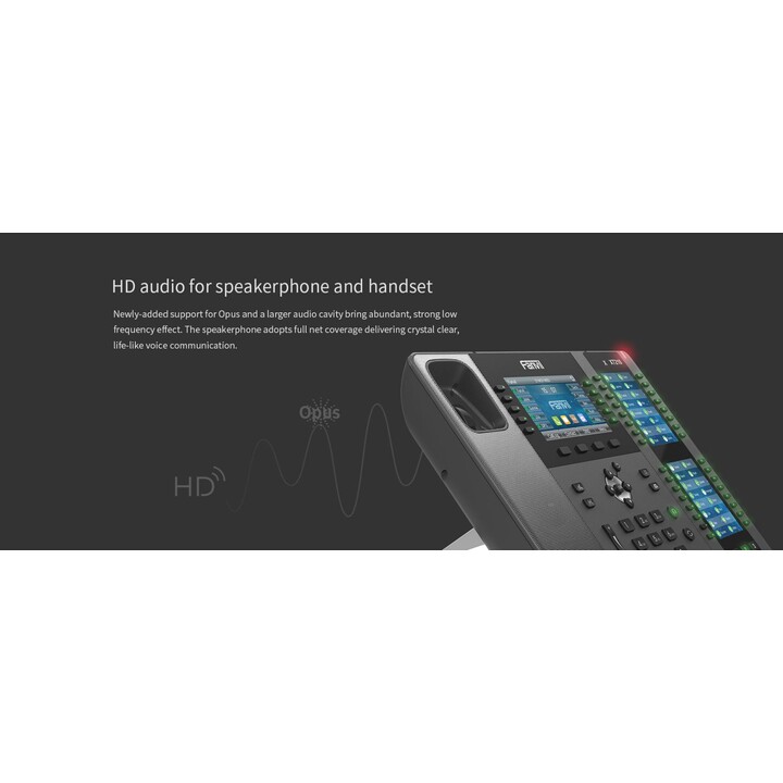 Fanvil X210 V2 IP phone Black 20 lines LCD