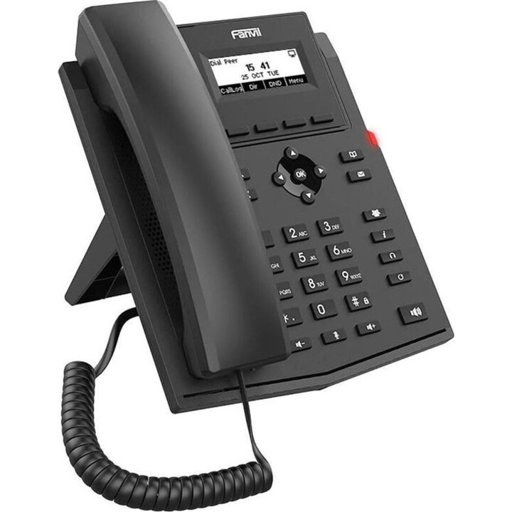 Teléfono fijo negro Fanvil X301P