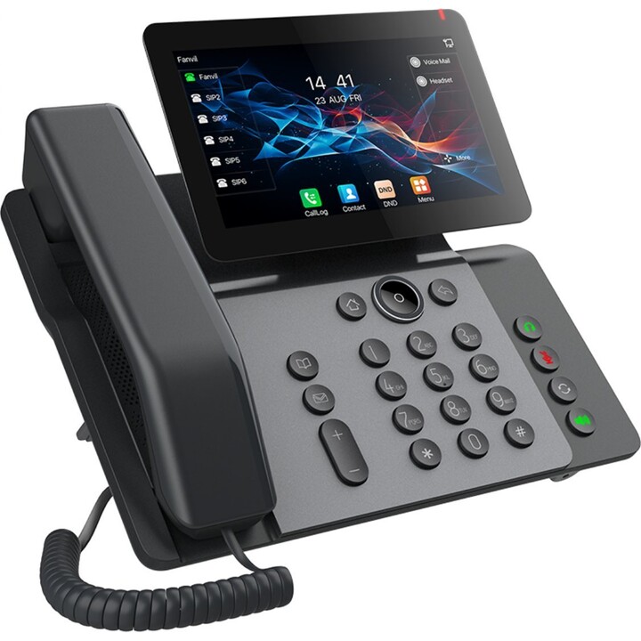 Fanvil V66, premium IP phone / SIP / POE / Gigabit / USB port / Bluetooth / Wi-Fi