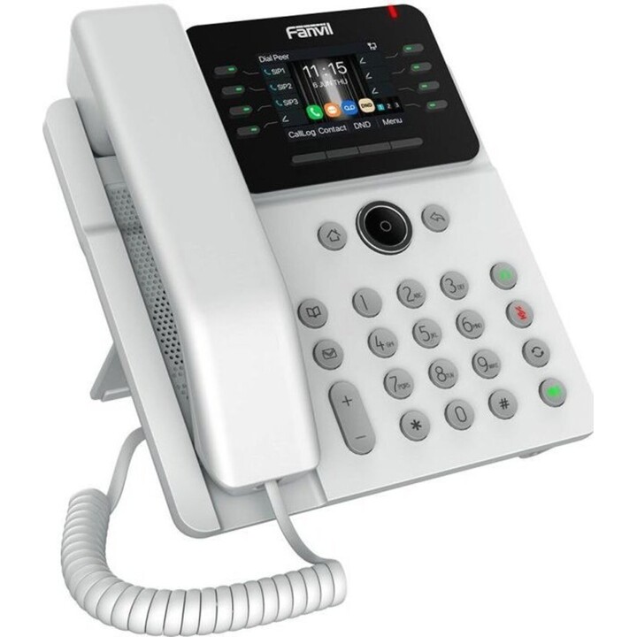 Teléfono empresarial Fanvil V62G blanco, SIP, POE, Gigabit y puerto USB