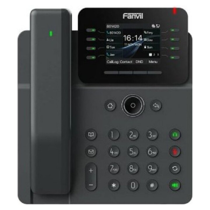 Fanvil V62 Pro, teléfono IP PoE Gigabit dual de gama media SIP POE Gigabit puerto USB