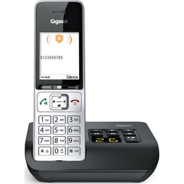 GIGASET COMFORT 500A silver / black 5.8 cm 2.2 inch TFT color display answering machine hands-free phone book Auriculares Ans