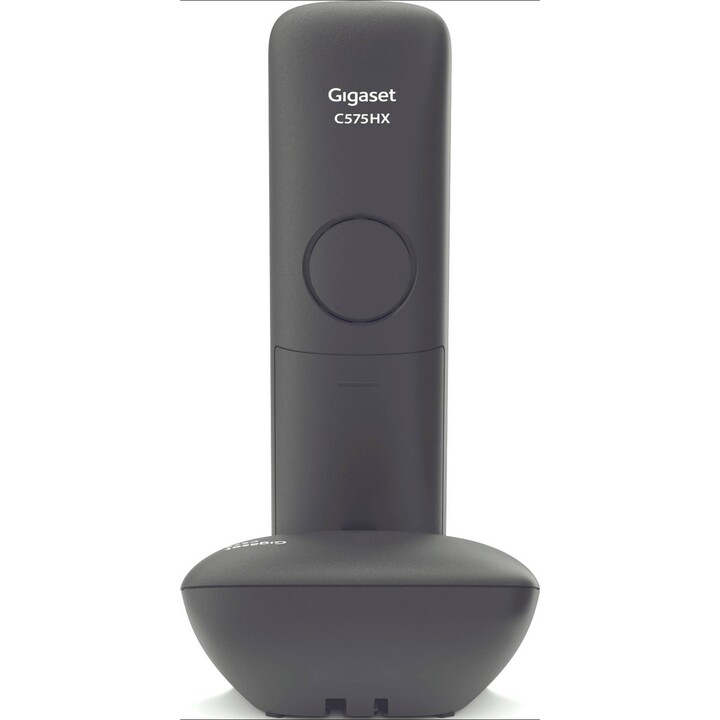 GIGASET C575HX Schwarz 5,8 cm 2,2 Zoll TFT Farbdisplay Freisprecheinrichtung Telefonbuch HD Voice für DECT Basisstationen und Ro