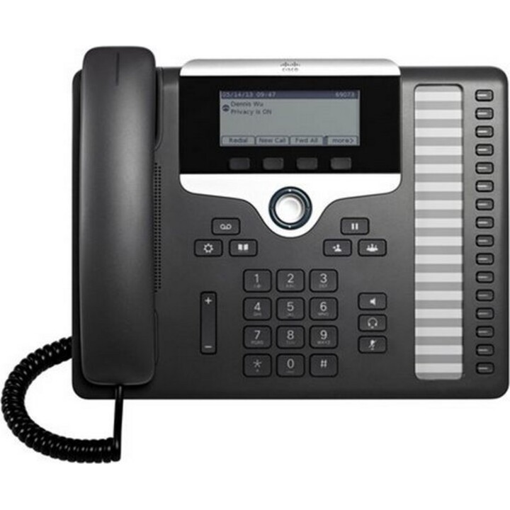 Teléfono IP CISCO CP-7861 con 16 líneas SIP programables
