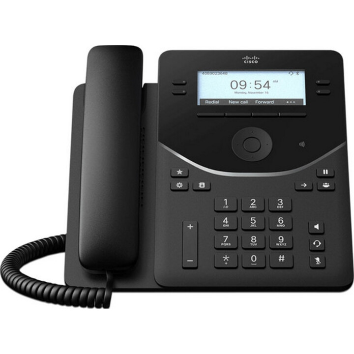 Cisco Desk Phone 9841, 3.5" LCD Display, Wired, Black