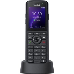 Teléfono inalámbrico Yealink AX86R con pantalla TFT de 2,4 pulgadas y Bluetooth de doble banda, WiFi 6, color negro