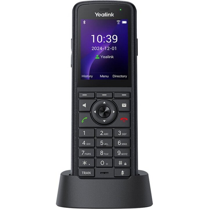 Yealink AX86R Telemóvel WiFi 2.4 polegadas TFT Bluetooth Dupla Banda WiFi 6 Preto