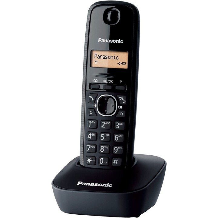 Panasonic KX-TG1611 telephone DECT Telephone Black Caller ID