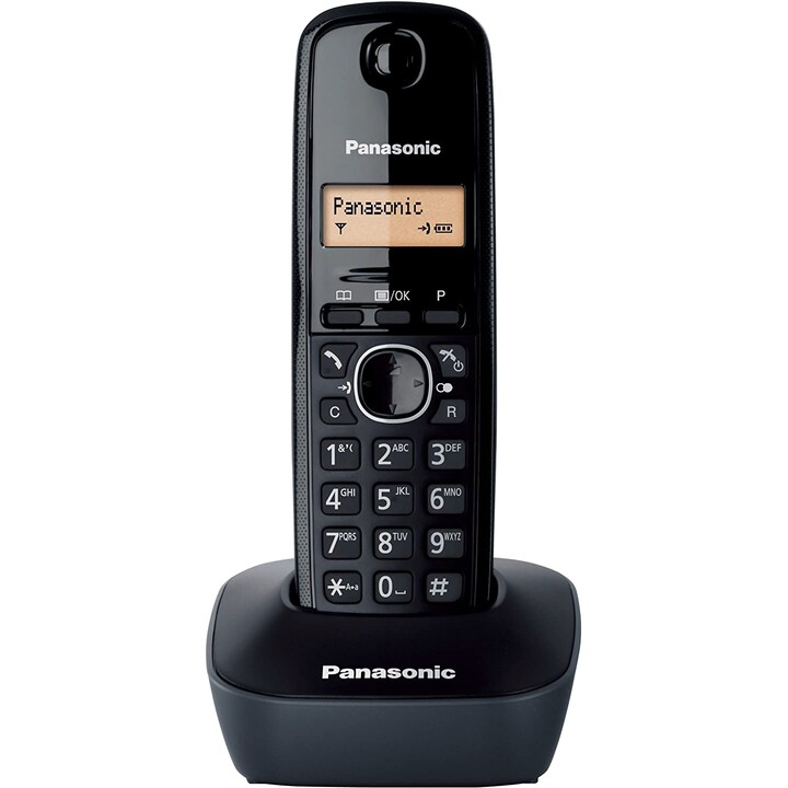 Panasonic KX-TG1611 telephone DECT Telephone Black Caller ID