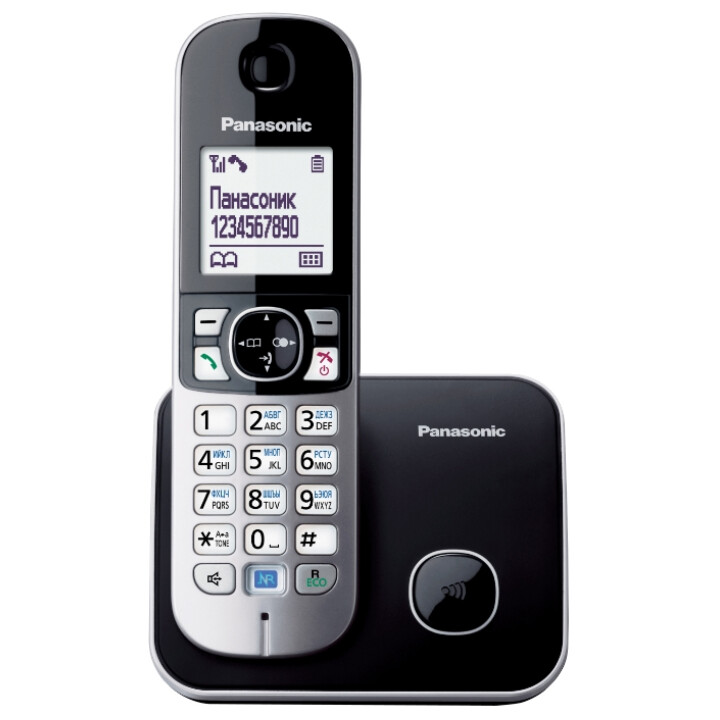 Panasonic KX-TG6811 DECT Telephone Black Caller ID