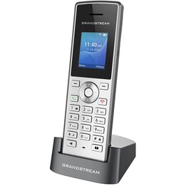 Telefone IP Grandstream Networks WP810 preto, metálico 2 linhas TFT Wifi