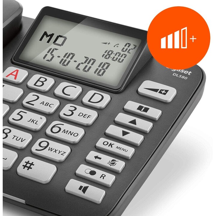 GIGASET-SIEMENS LANDLINE DL580 BLACK