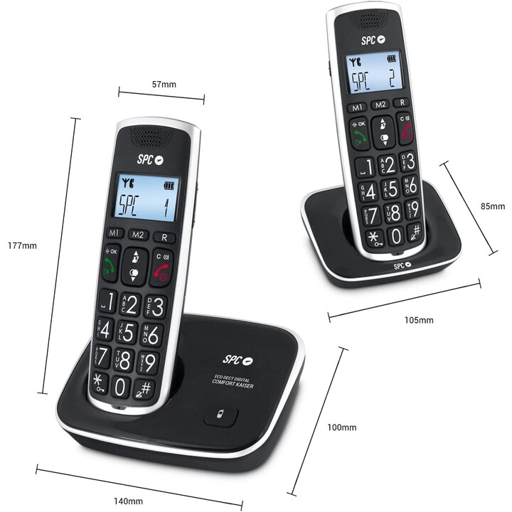 SPC Comfort Kaiser Duo Black