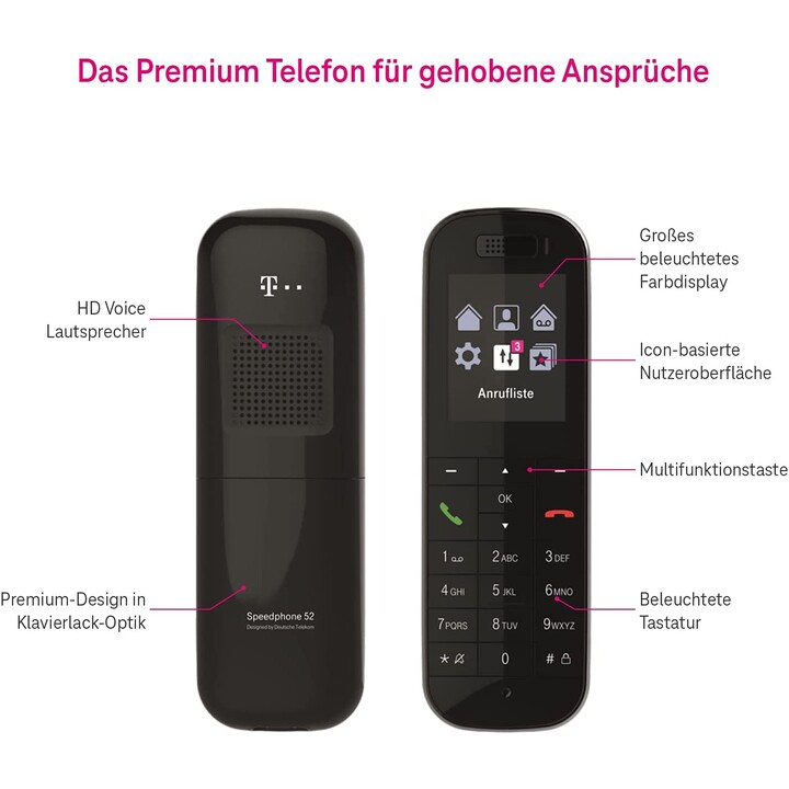 Telekom Speedphone 52 Black
