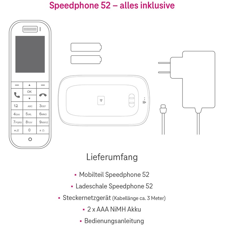 Telekom Speedphone 52 Black