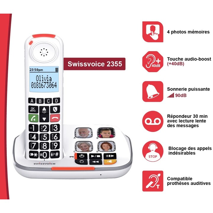Swissvoice Xtra 2355 Duo White