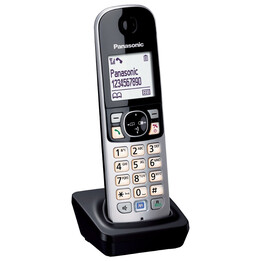 Panasonic KX-TG6812 DECT Telephone Caller ID Black,Silver