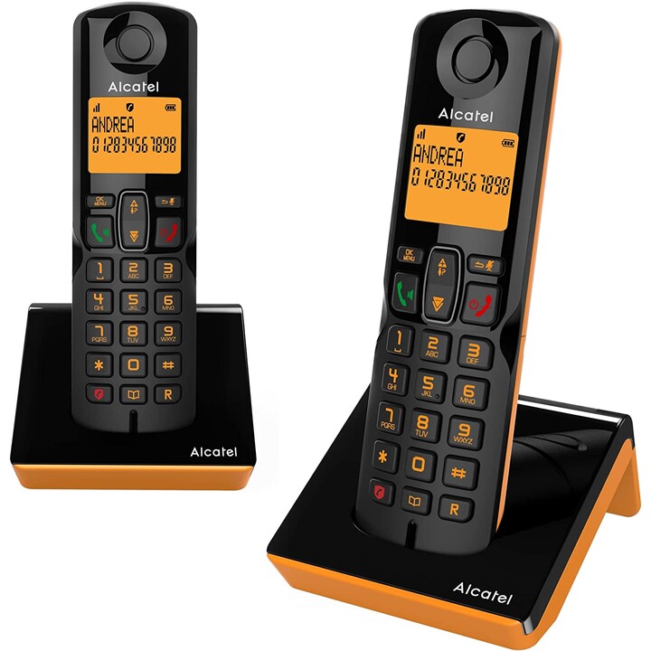 Alcatel S280 Duo ewe black/orange