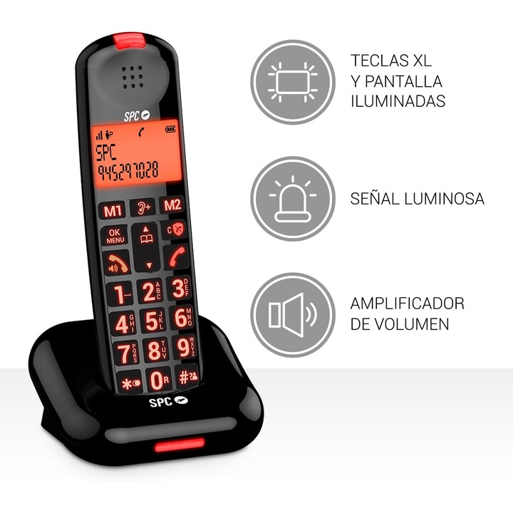 SPC COMFORT KAIRO PHONE BLACK