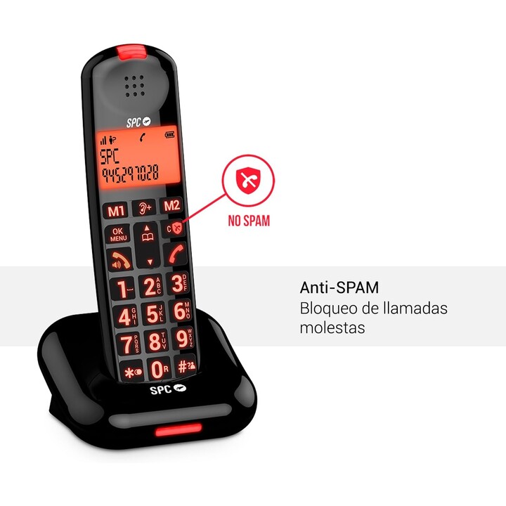SPC COMFORT KAIRO PHONE BLACK