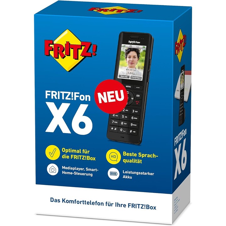 AVM FRITZFON X6B Black ECO DECTGA