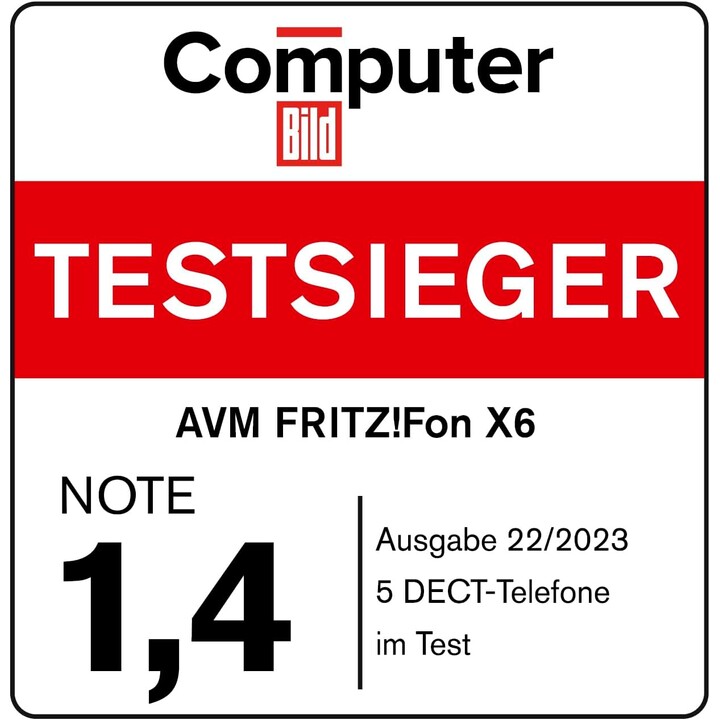 AVM FRITZFON X6B Black ECO DECTGA