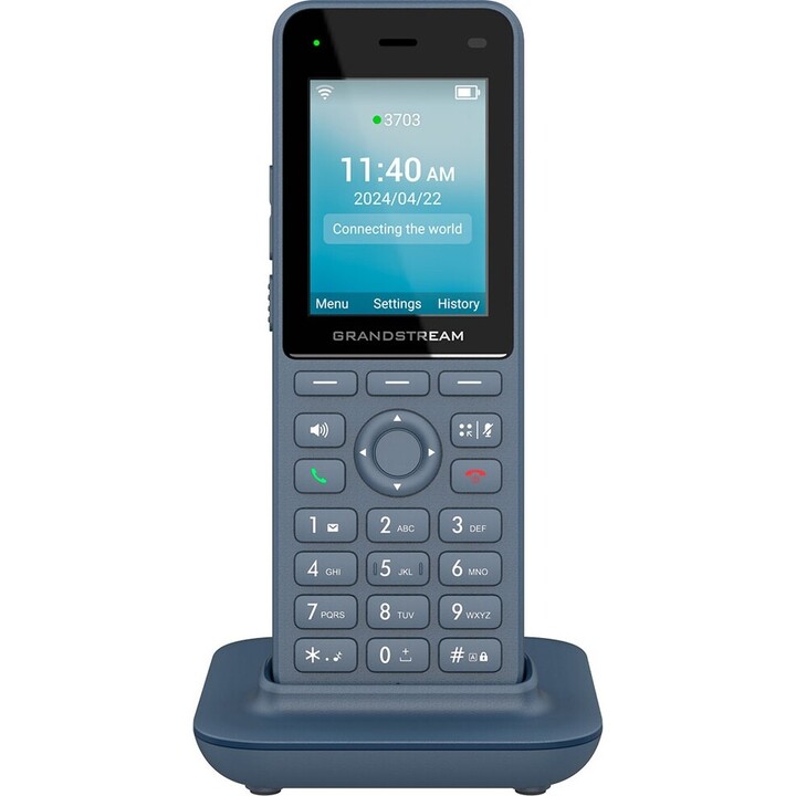Grandstream WP826 - WiFi 6 Phone, 2.4" LCD, 3 SIP Accounts