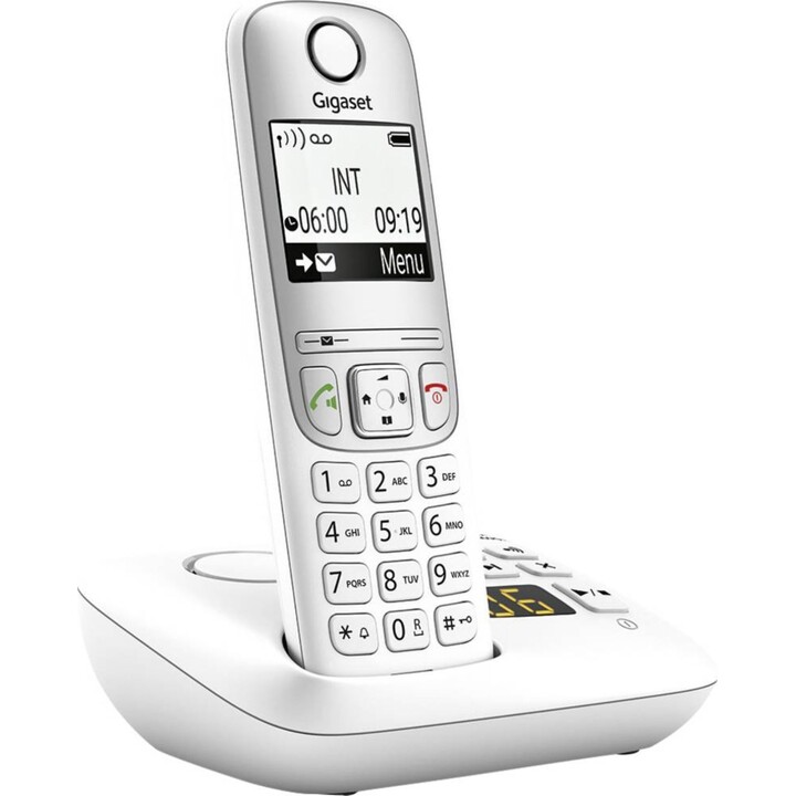 Gigaset A690A cordless phone with answering machine - white