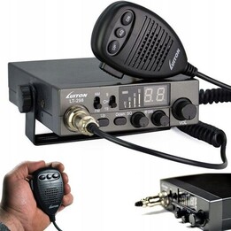 Luiton LT-298 ASQ AM/FM CB Radio Presa Accendisigari Nero