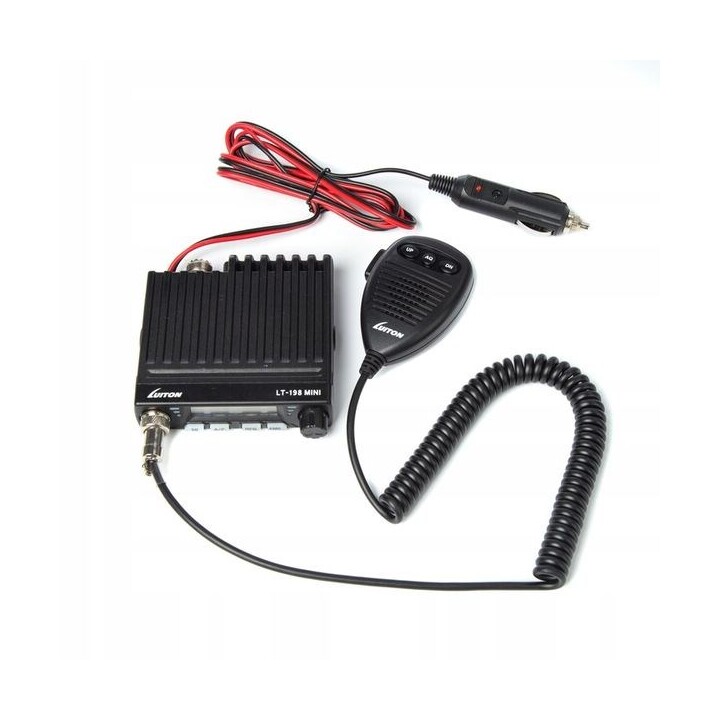 Luiton LT-198 ASQ AM/FM CB Radio Cigarette Lighter Plug Black