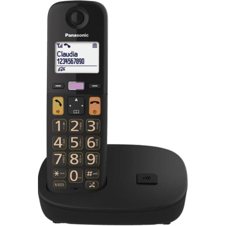 Panasonic TGU110, black - Cordless phone