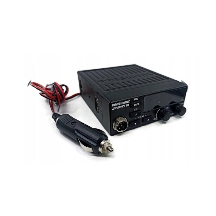 President Jimmy III AM/FM CB radio Black