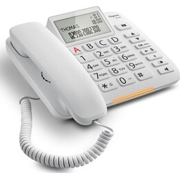 Gigaset DL380 Analog Telephone White Caller ID