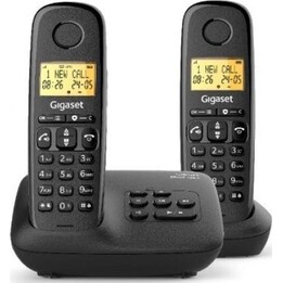 Gigaset Basic 100 Duo Cordless Phone Black