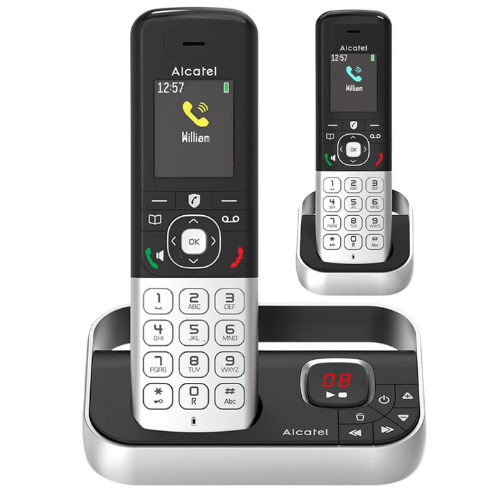 Telefone Alcatel Dec FX990 Voice Duo Preto