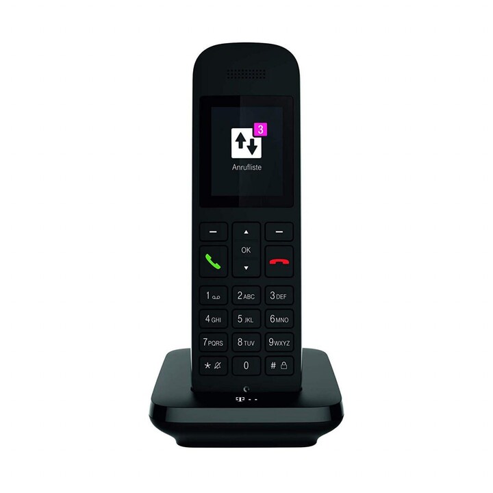 Telekom Sinus 12 with base, black