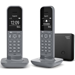 Telefono cordless Gigaset CL390 / Confezione doppia / Grigio