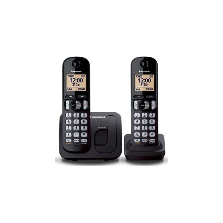 PANASONIC KX-TGC212 Dect Black kx-tgc212 pdb